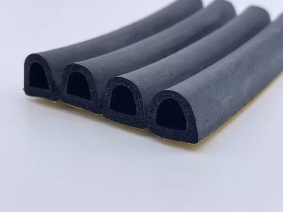 E/D/P/I Door Window Gasket Soundproof Seal Strip Self-Adhesive Rubber Foam Weatherstrip Windows Sealed Door Collision Strip